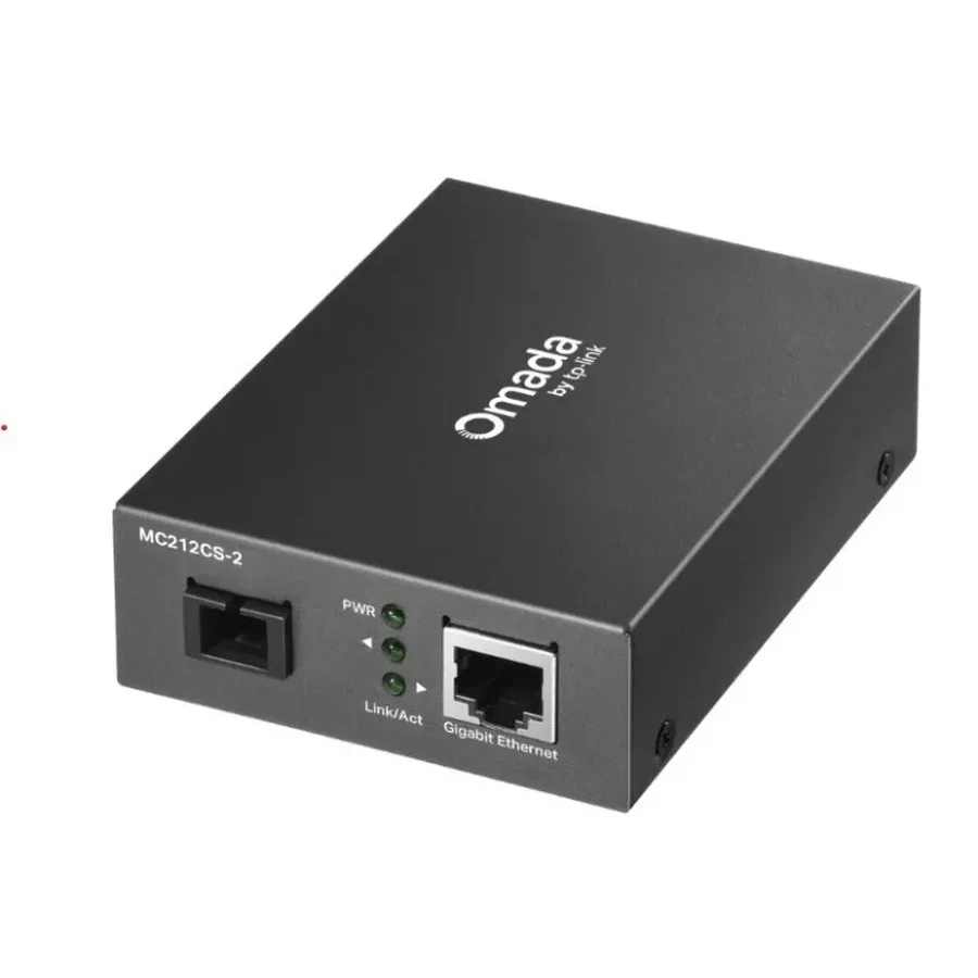 Оптический медиаконвертер GbE  WDM TP-LINK MC212CS-2 <1000M, Tx:1310nm/Rx:1550nm, BiDi, SM, SC, 2Km> — 2