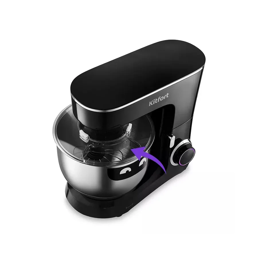 Планетарный миксер Kitfort КТ-3080, 1400W, 7л, 6 скоростей — 2