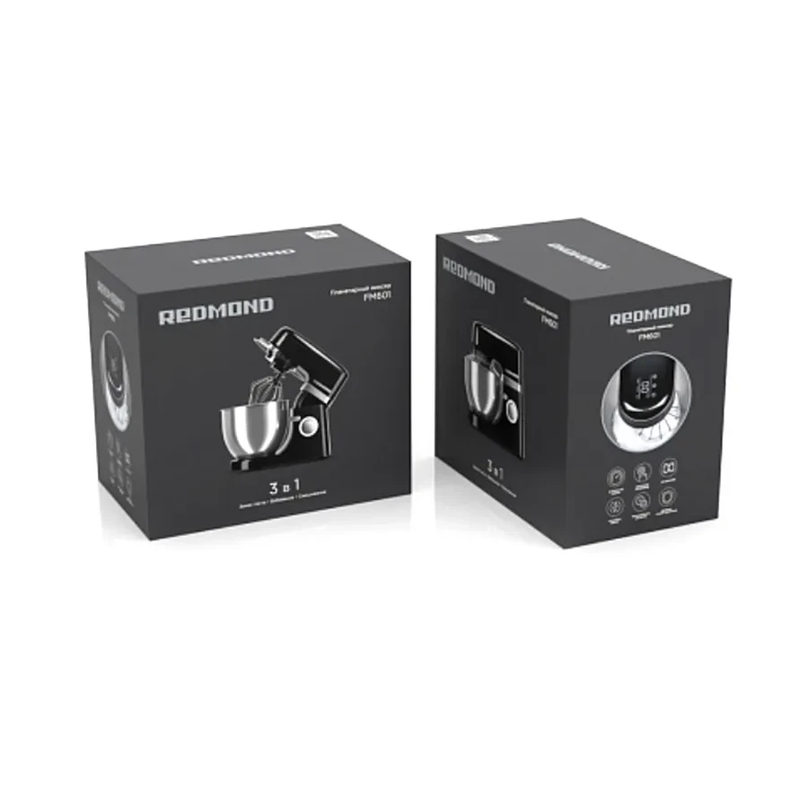Планетарный миксер Redmond FM601, 1000 Вт, 5 л, 8 скоростей — 3