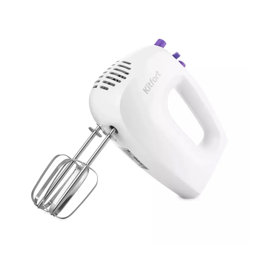 Миксер Kitfort КТ-3071-1, 200-250W, 5 скоростей, 4 насадки