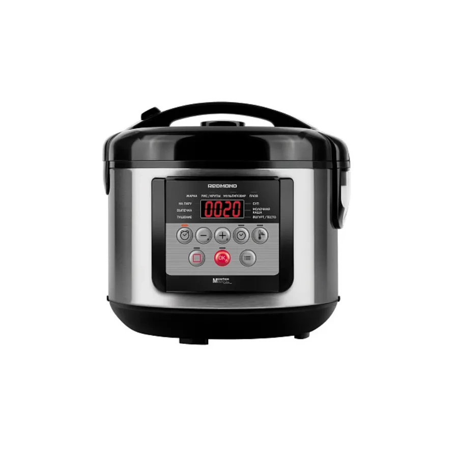Мультиварка Redmond MC103, 3л, 11 программ, 500W, черная/стальная