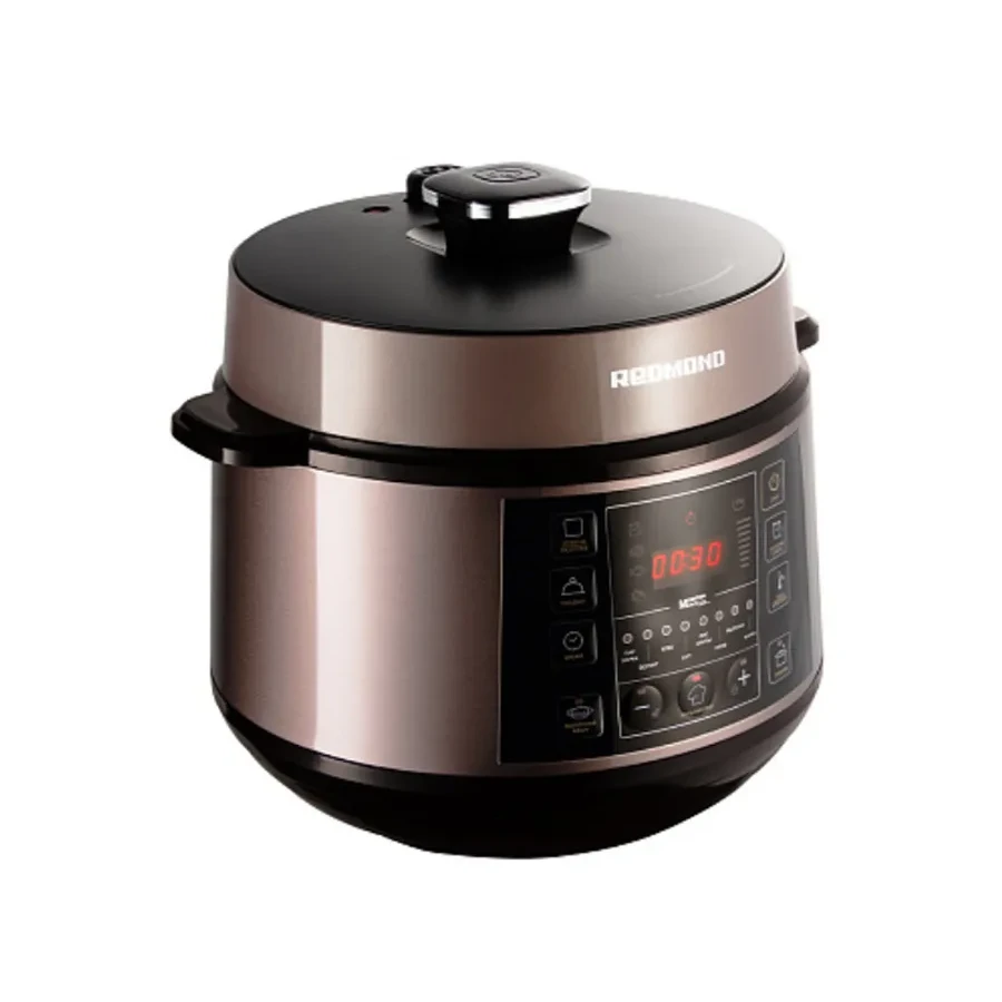 Мультиварка-скороварка Redmond RMC-PM505, 1100W, 5л, серая/бежевая