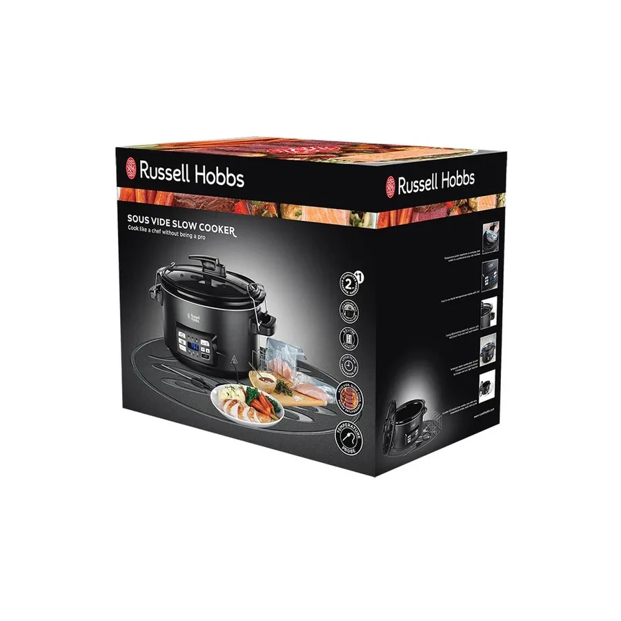 Медленноварка Russell Hobbs 25630-56, 350 Вт, 6 л, чёрная — 3