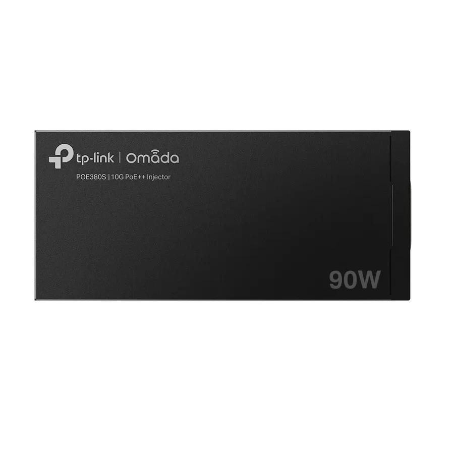 Omada Инжектор PoE+ 10 Гбит/с
Порты: 1 × порт 10 Гбит/с c PoE, 1 × порт 10 Гбит/с без PoE
Спецификация: совместимость с 802.3bt/at/af, PoE-питание 90 Вт, передача данных и питания по одному кабелю, металлический корпус — 2
