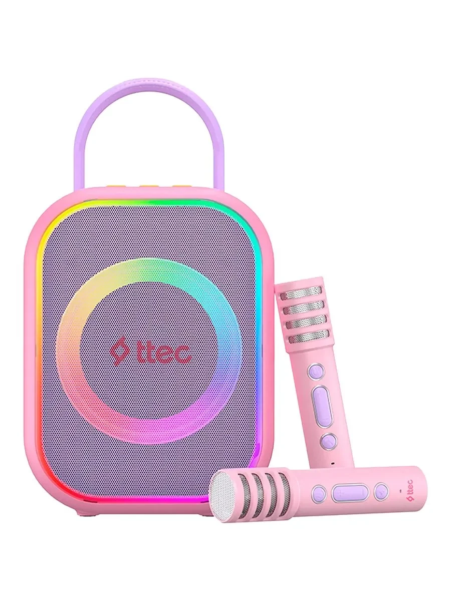 Портативная колонка ttec VocalMate, karaoke, balerina pink