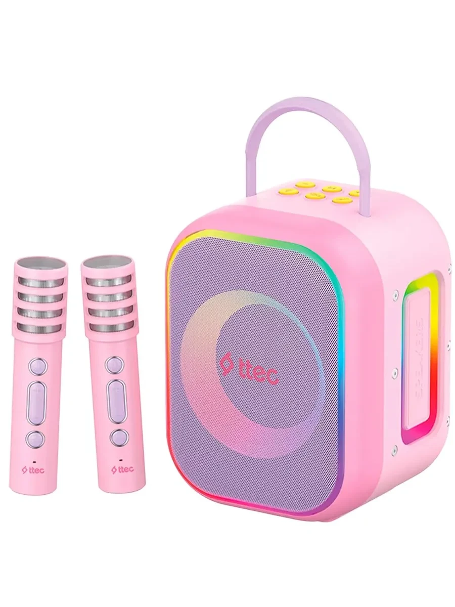Портативная колонка ttec VocalMate, karaoke, balerina pink — 3