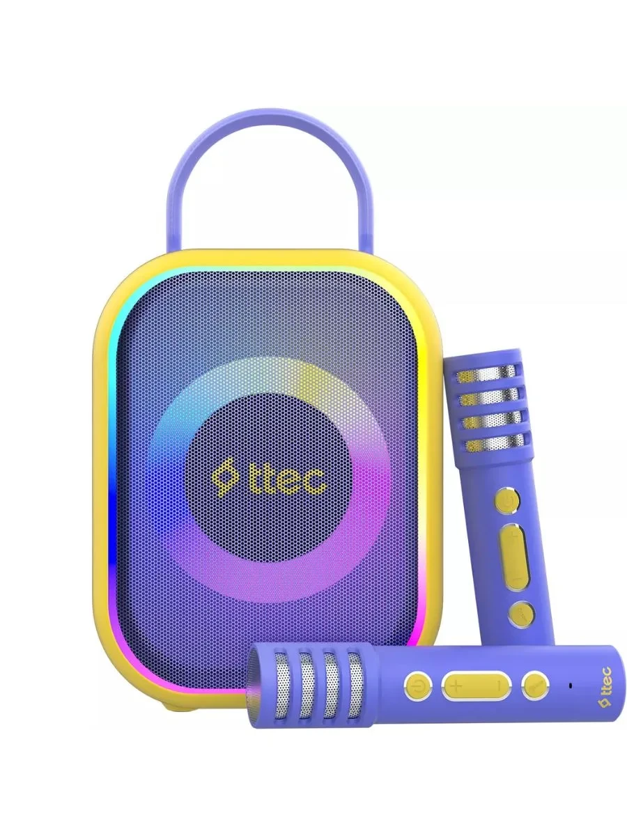 Портативная колонка ttec VocalMate, karaoke, ocean blue