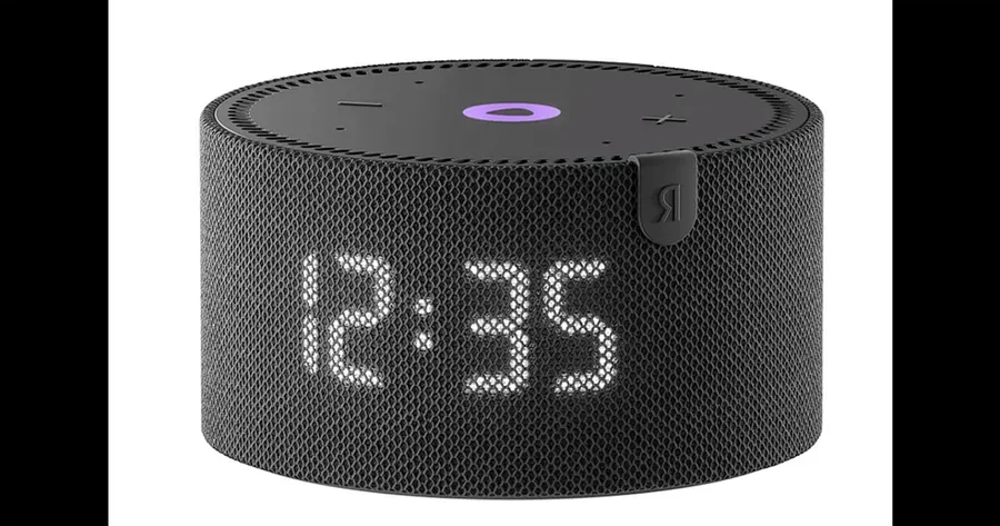 Умная колонка Yandex Station Mini с часами, 10 Вт, Wi-Fi, черная