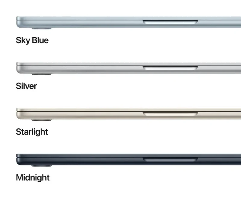 Ноутбук 13-inch MacBook Air: chip with 10-core CPU and 10-core GPU, Apple M5, 16 ГБ, 1024 ГБ, 13.6"