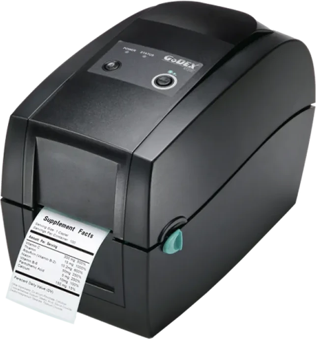 Принтер этикеток термотрансферный Godex RT230 (203DPI, 58/56,9/12,7, USB & Serial & Ethernet, 4IPS, 16MB SDRAM, 8MB Flash, RTC, Black)