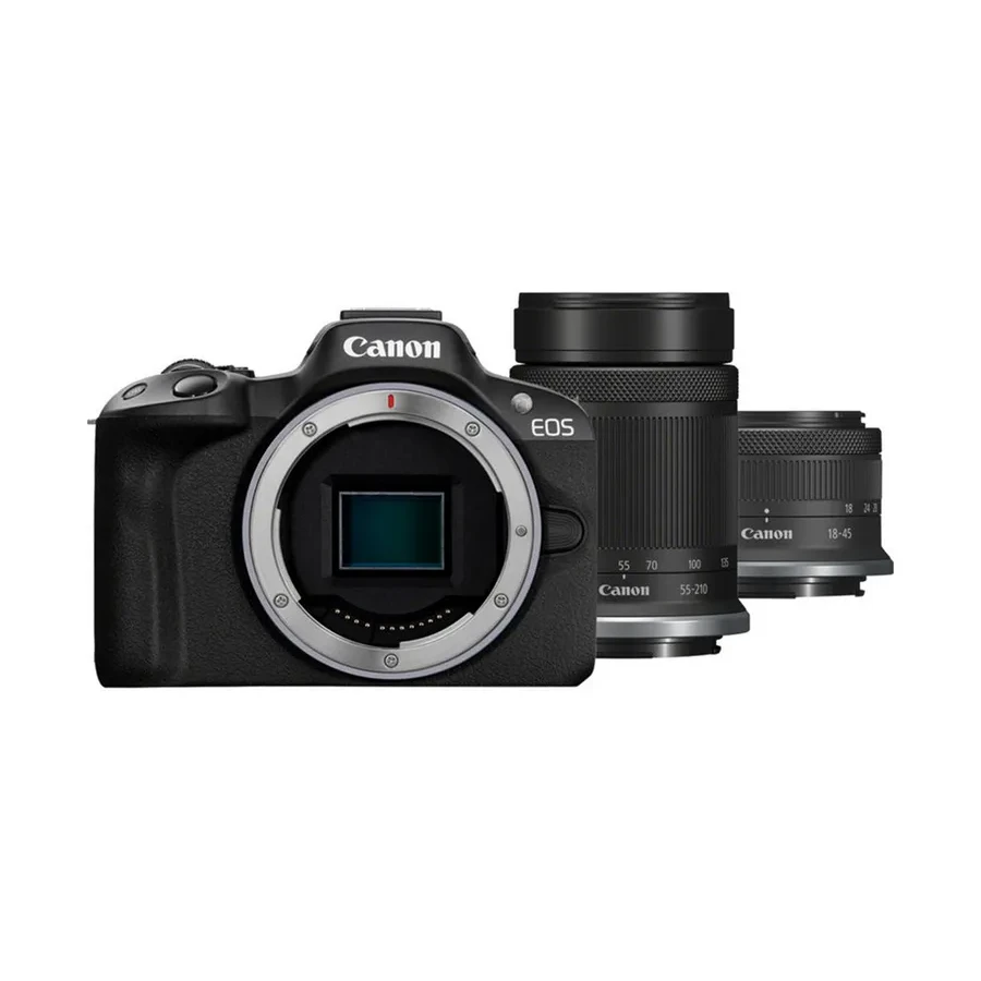 Фотоаппарат Canon EOS R50 + RF-S 18-45/55-210mm, черный
