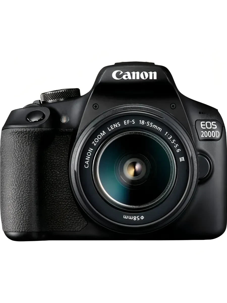 Цифровой зеркальный фотоаппарат Canon EOS 2000D kit EF-S 18-55 DC III Black (2728C007AA) — 3