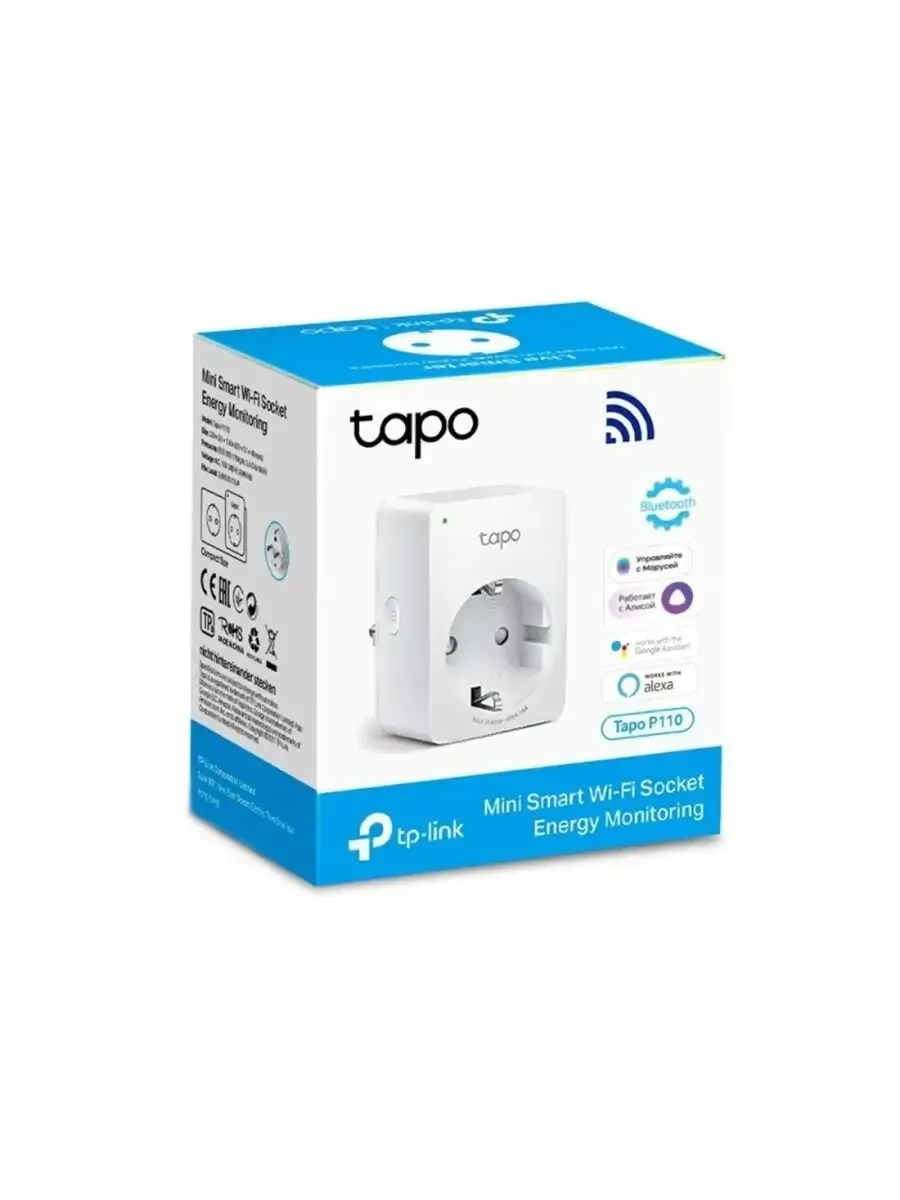 Smart розетка TP-Link Tapo P110, 802.11b/g/n, 2.4GHz — 3
