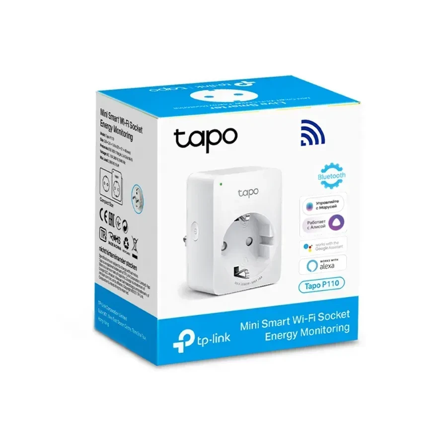 Smart розетка TP-Link Tapo P110, 802.11b/g/n, 2.4GHz — 4