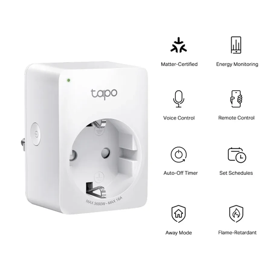 Умная мини Wi-Fi розетка Tapo P110M — 3
