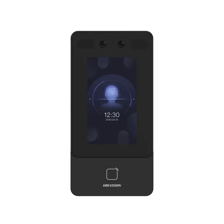 Контроллер доступа Hikvision DS-K1T342MX-E1, лицо, 2MP, M1, POE