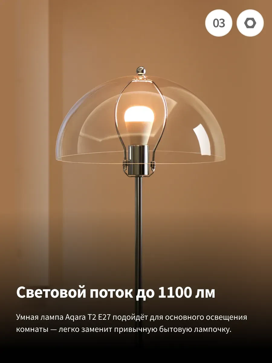 LED-лампа Aqara T2 RGB CCT, E27 — 5