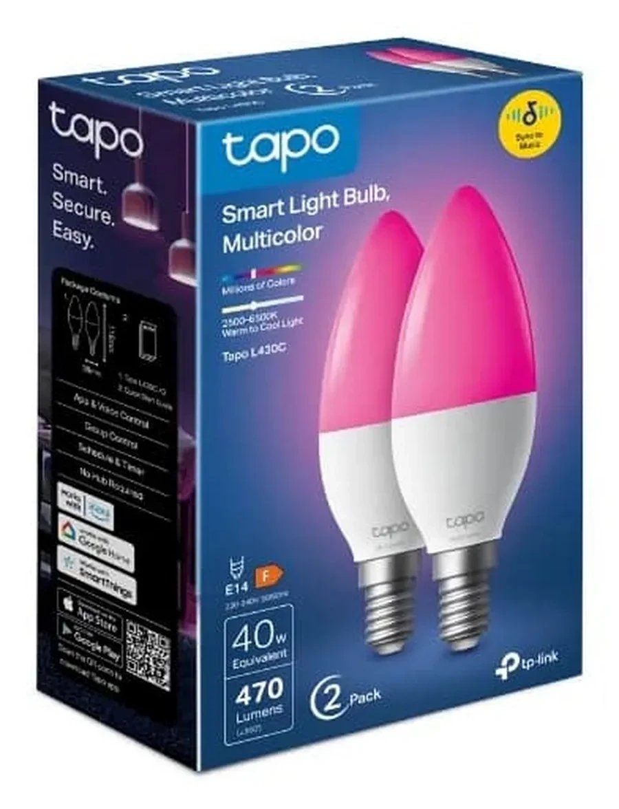 Умная диммируемая Wi-Fi лампа многоцветная Tapo L430C(2-pack) — 4