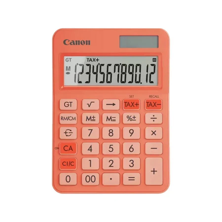 Калькулятор Canon LS-125KB, оранжевый
