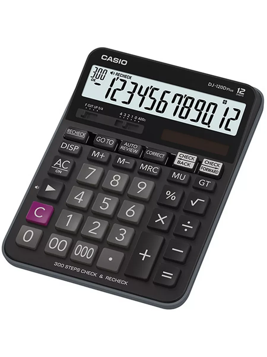 Калькулятор настольный CASIO DJ-120DPLUS-W-EP