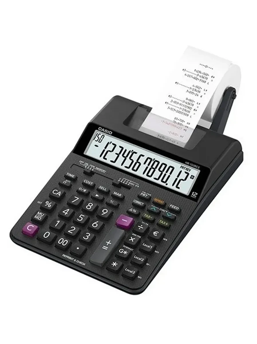 Калькулятор печатающий CASIO HR-150RCE-WA-EC