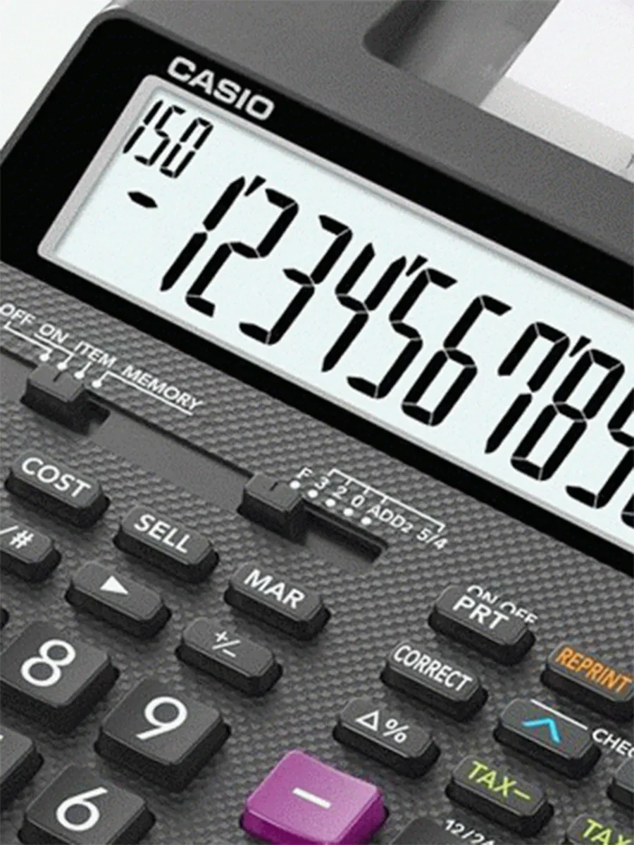 Калькулятор печатающий CASIO HR-150RCE-WA-EC — 2