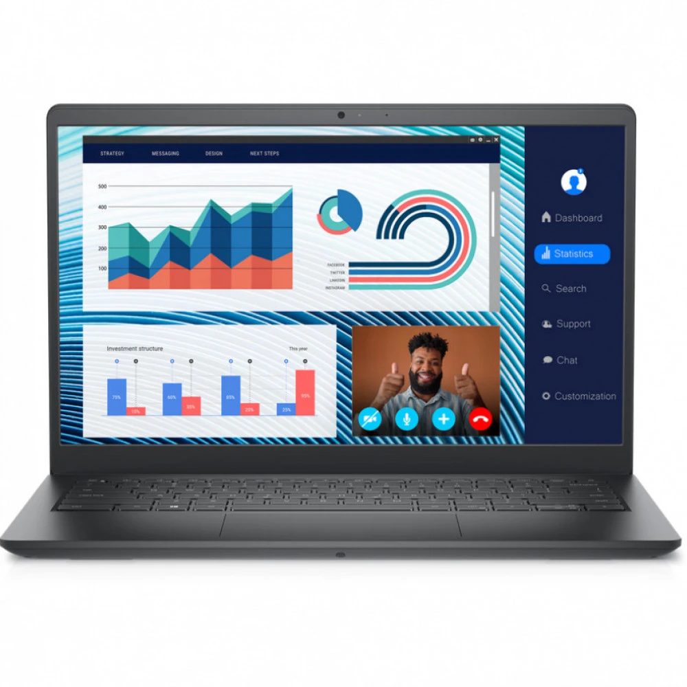 Ноутбук Dell Vostro 3420 i3 SSD Win 11, Intel Core i3-1215U, 8 ГБ, 256 ГБ, 14" — 2