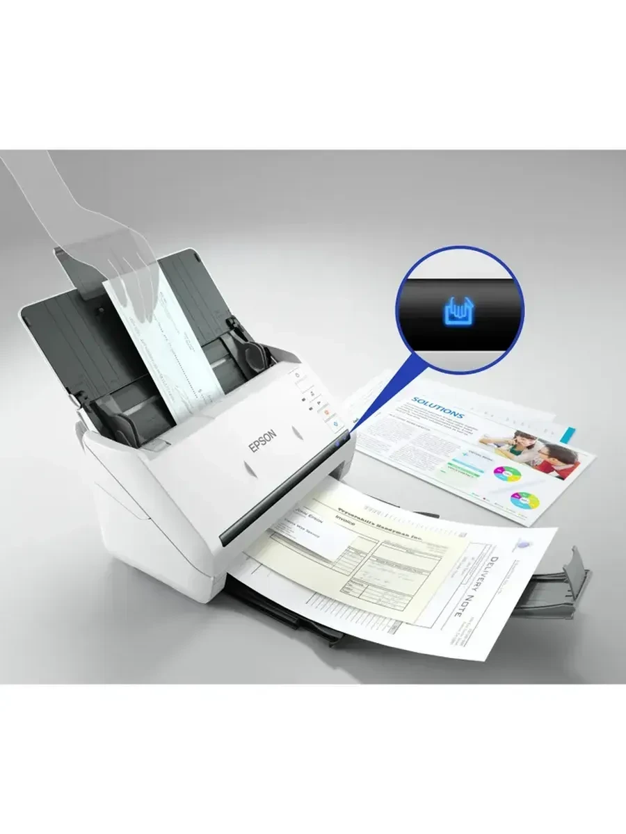 Сканер потоковый Epson WorkForce DS-530II, A4, 35 стр/мин — 2