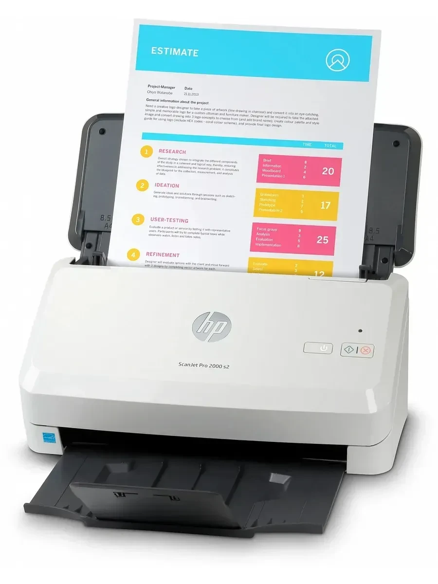 Сканер HP ScanJet Pro 2000 s2 A4, 600 dpi, 35 ppm, USB 3.0 — 5