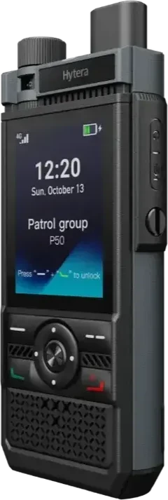 Рация Hytera P50, PoC, 4G LTE/Wi-Fi, Android, IP68, 4000 мА·ч