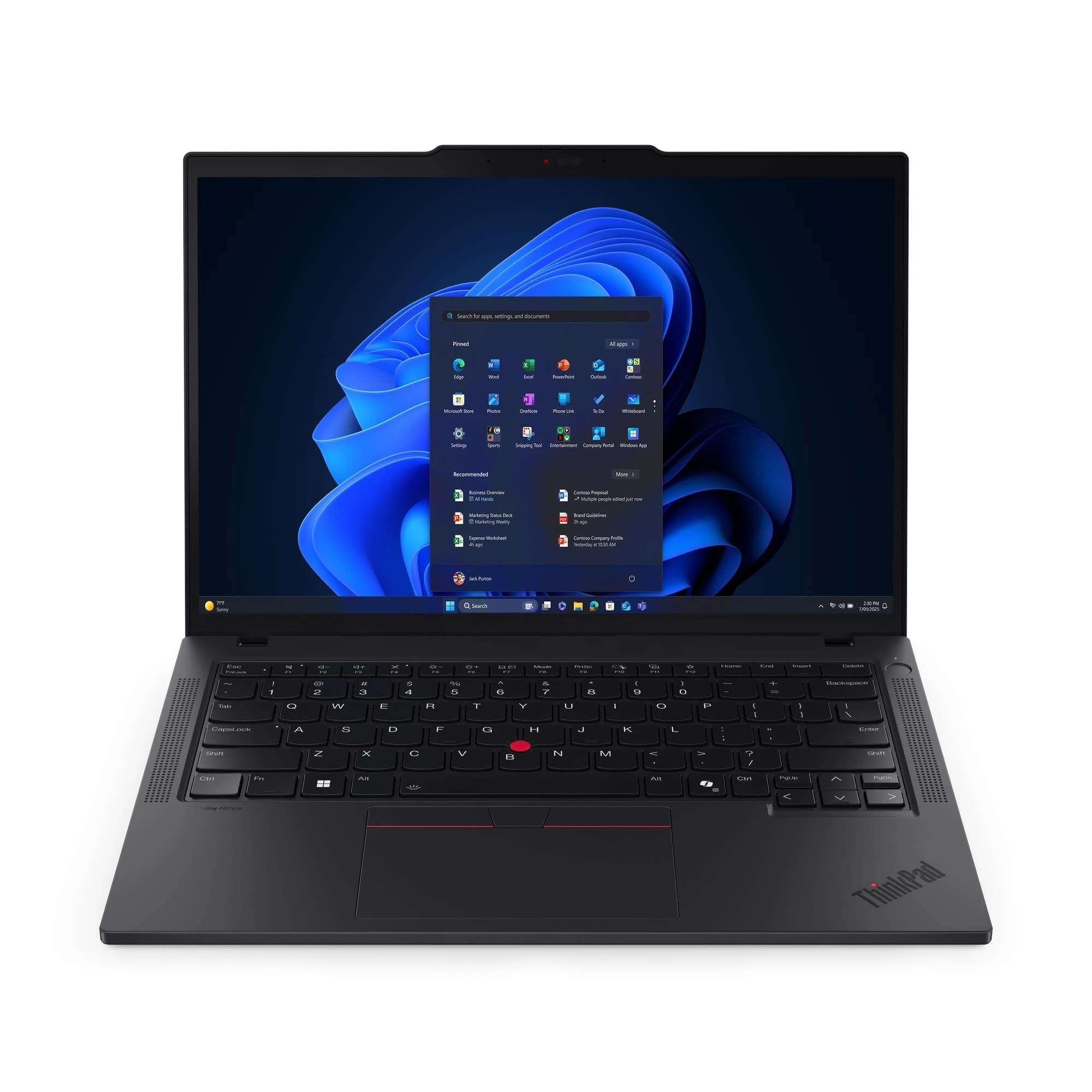 Ноутбук Lenovo ThinkPad T Gen 6 Core Ultra 7, Intel Core Ultra 7 255U, 16 ГБ, 512 ГБ, 14"
