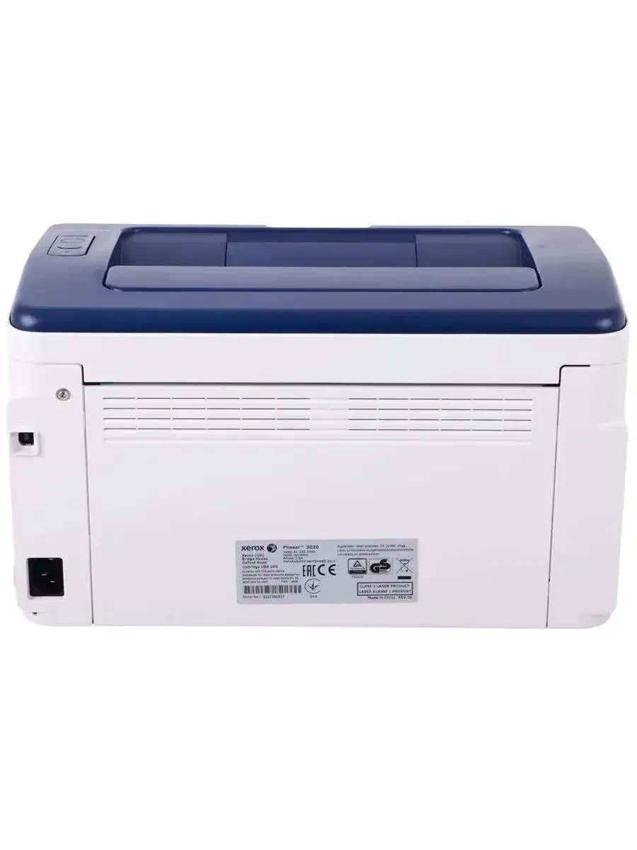 Принтер Xerox Phaser 3020BI, лазерный, A4, 20 стр/мин — 3