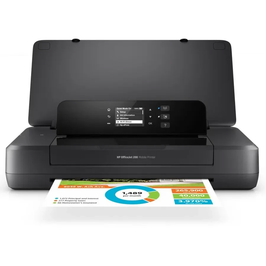 Принтер HP OfficeJet 202 N4K99C, A4, 1200x4800 dpi, Wi-Fi, 802.11n, USB 2.0 — 2