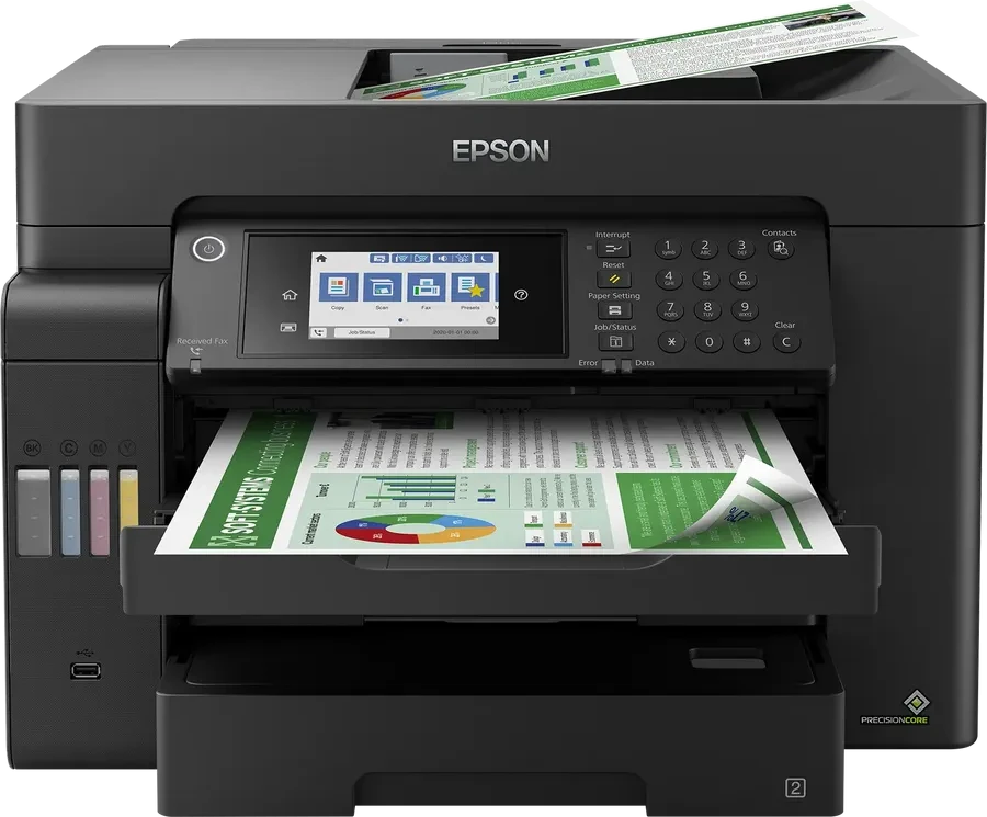 МФУ Epson L15150, A3+, цветное струйное, факс, Wi-Fi