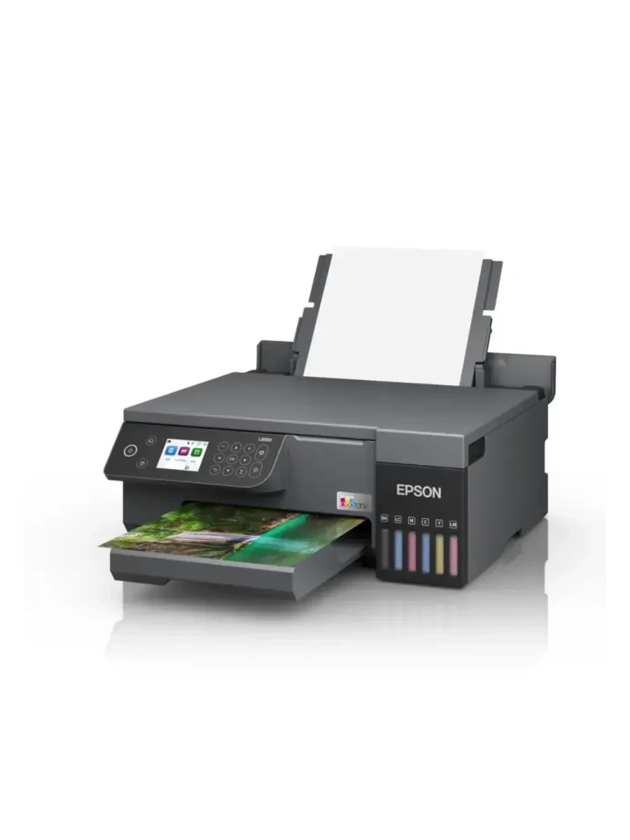 МФУ Epson L8100, A4, цветное струйное, Wi-Fi, 6 цветов