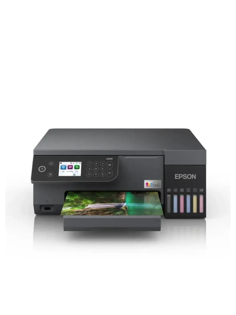МФУ Epson L8100, A4, цветное струйное, Wi-Fi, 6 цветов — 2