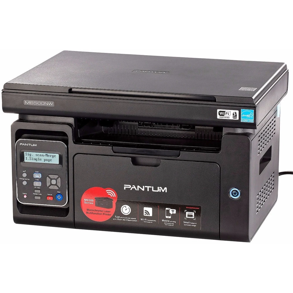 МФУ лазерное PANTUM M6500W, черно-белое, 22стр/мин, Wi-Fi — 5