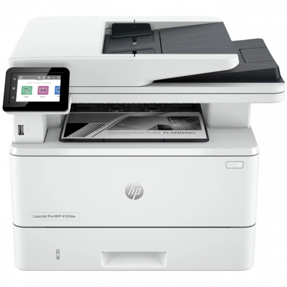 МФУ HP LaserJet Pro MFP 4103dw, лазерный, чёрно-белый — 3