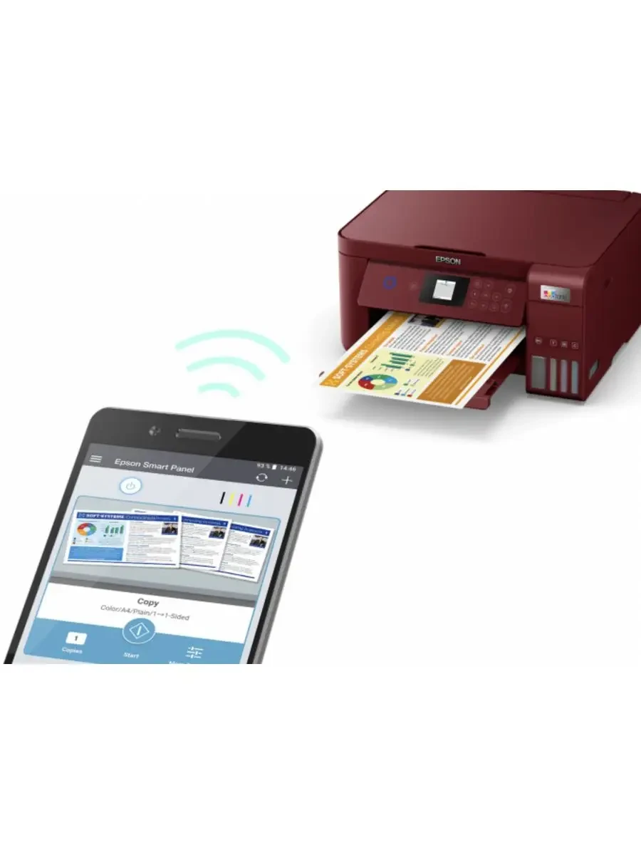 MFU Epson L4267, аэрозольная печать — 3