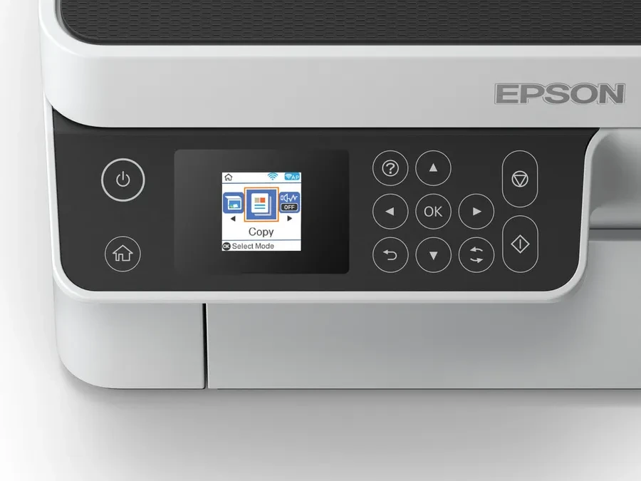 MFU Epson M2120, аэрозольная печать, CIS