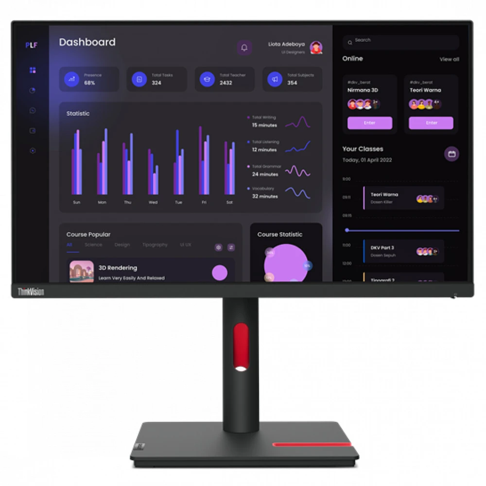Монитор Lenovo ThinkVision T24i-30 23.8" FHD