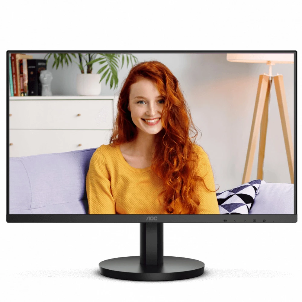 Монитор AOC 24B3HMA2, 23.8", VA, 1920x1080, 100Hz, чёрный