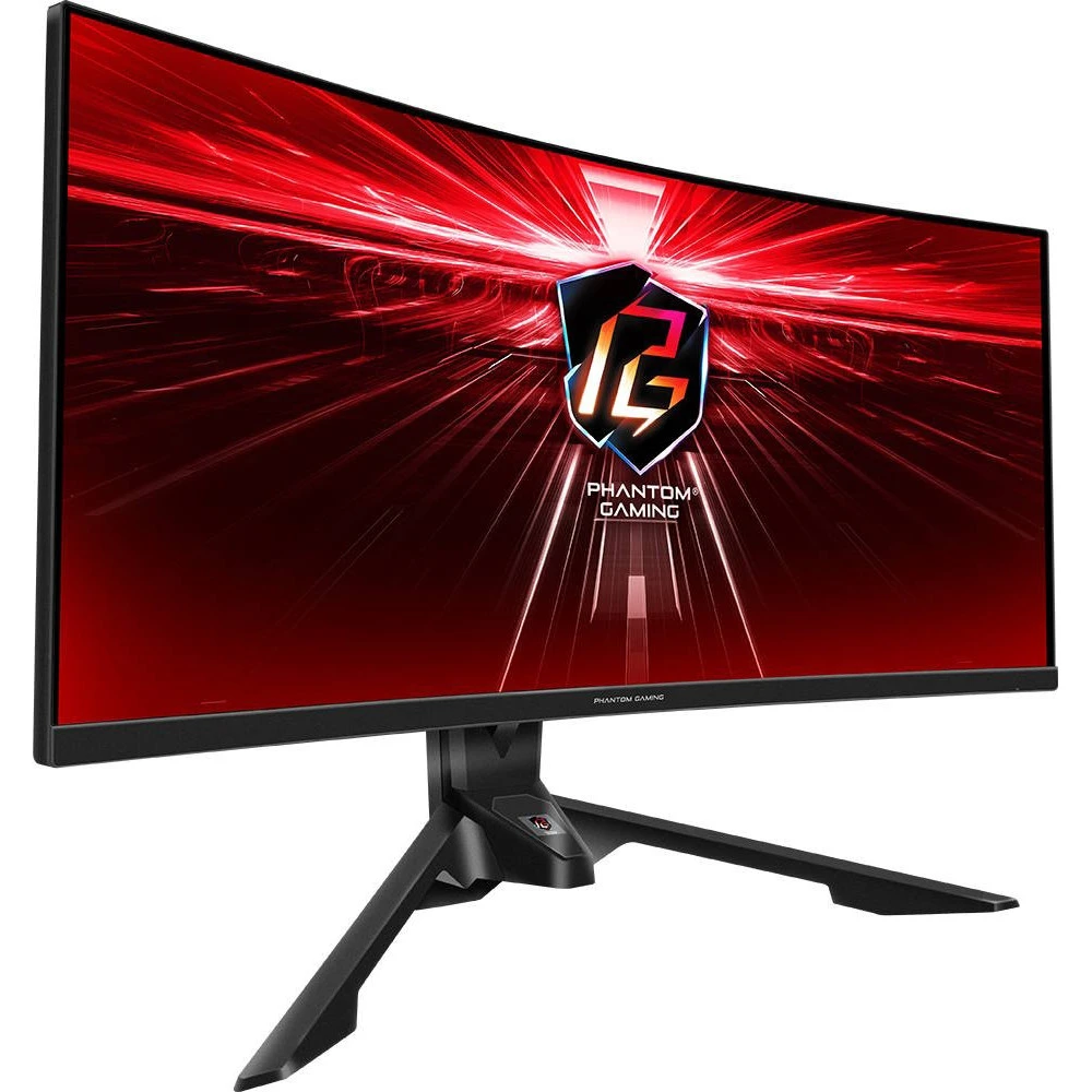 Монитор ASRock PG34WQ15R3A, 34", VA, 3440x1440, 165Hz, изогнутый — 2