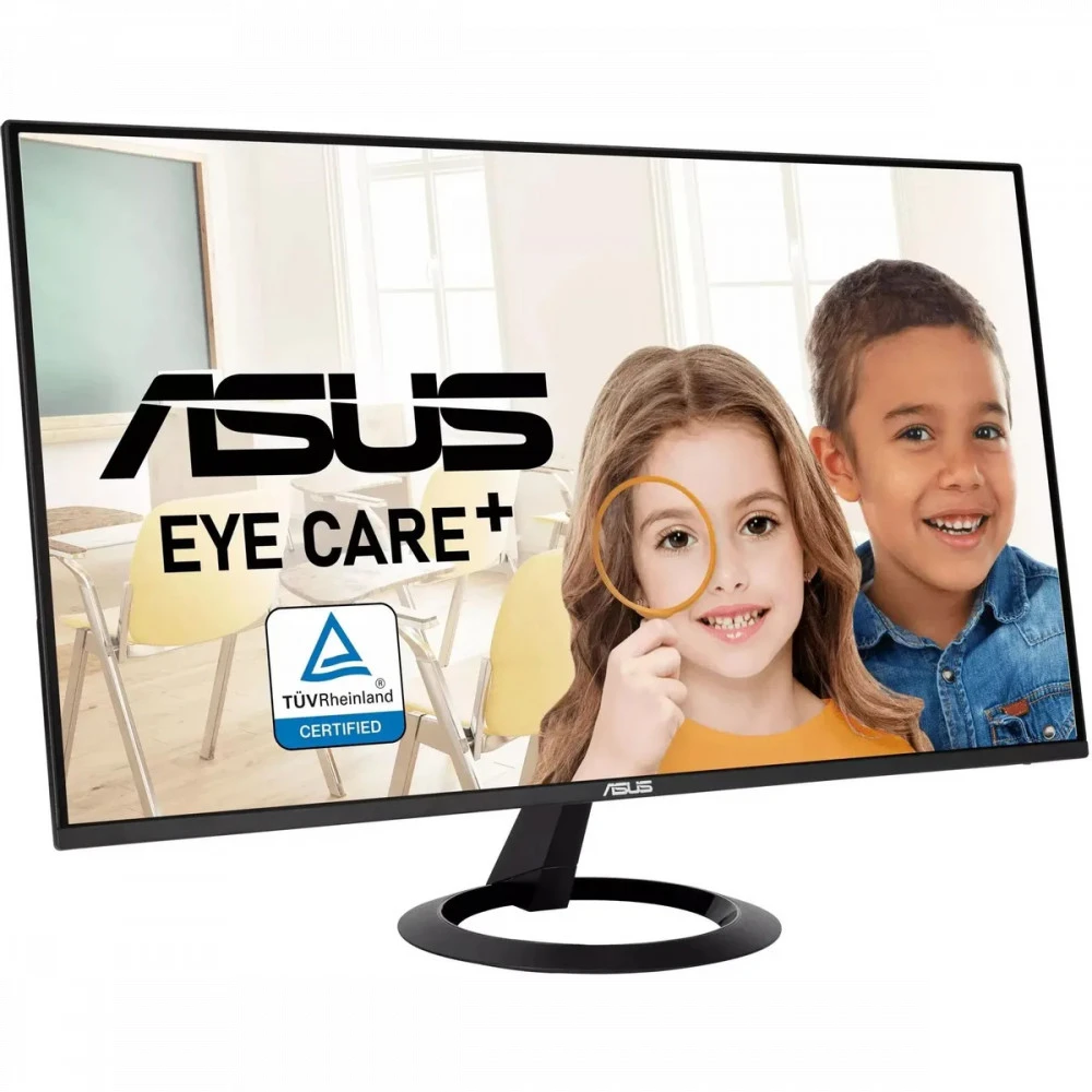 Монитор ASUS VZ24EHF, 24", IPS, 1920x1080, 100Hz, чёрный