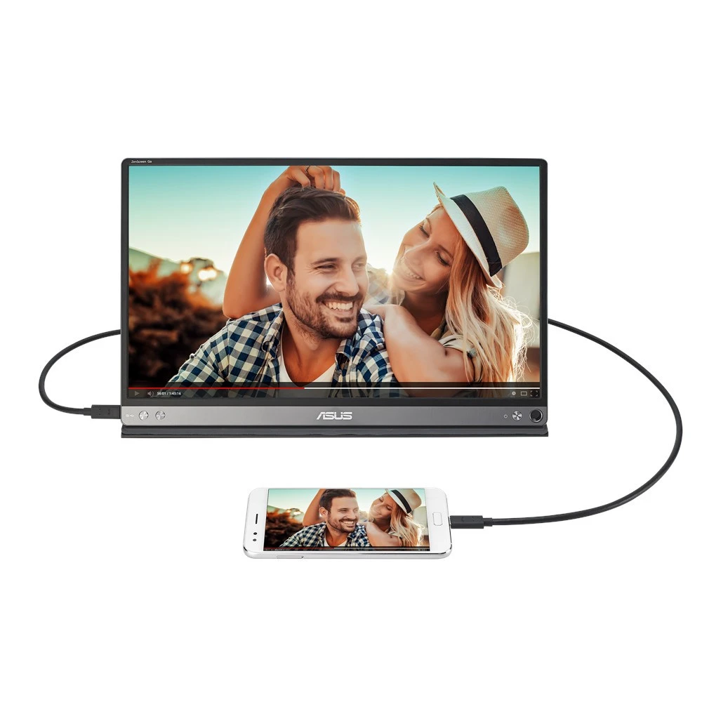 Монитор ASUS MB16AP, 15.6", FHD, IPS, USB-C — 2