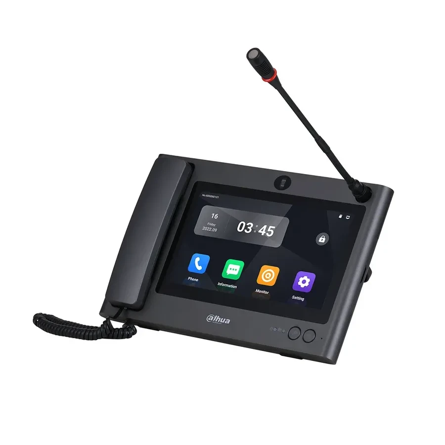 Мастер-станция Dahua DHI-VTS8A40B-CG, Android 11, PoE, 12V/2A