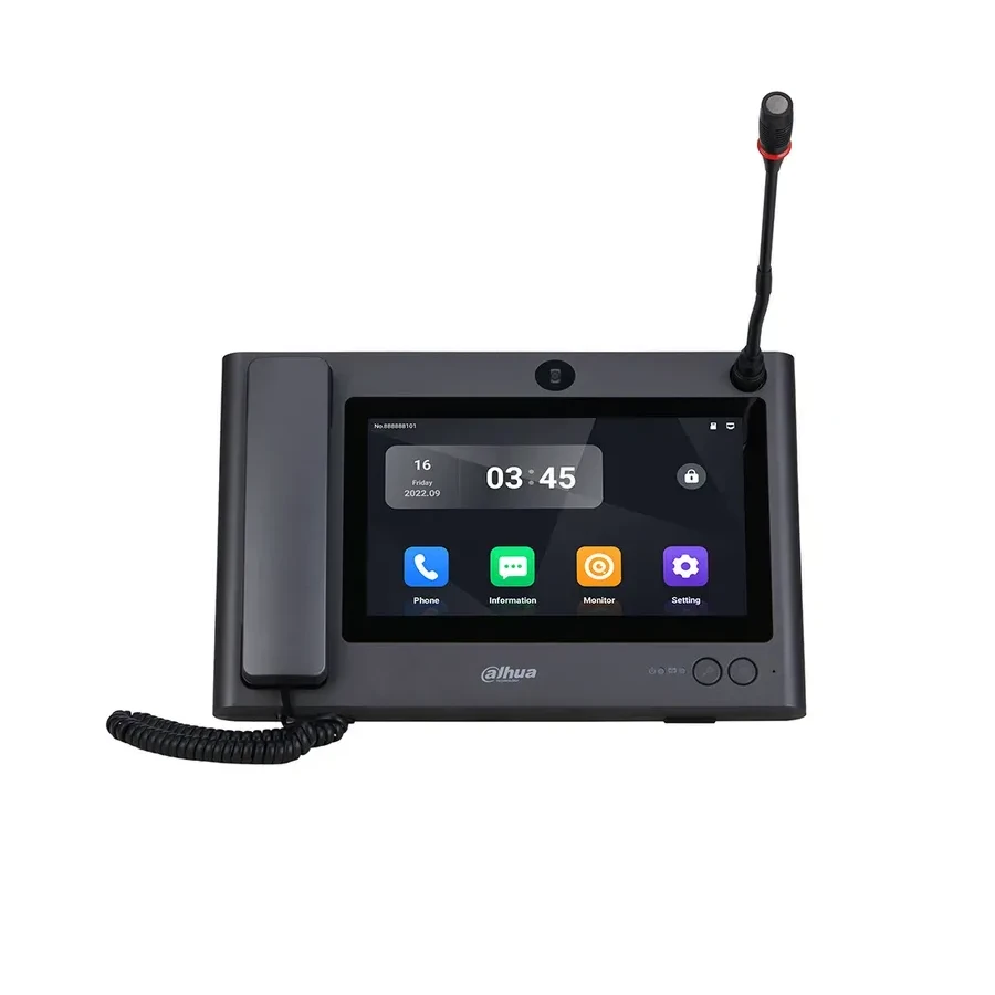 Мастер-станция Dahua DHI-VTS8A40B-CG, Android 11, PoE, 12V/2A — 2