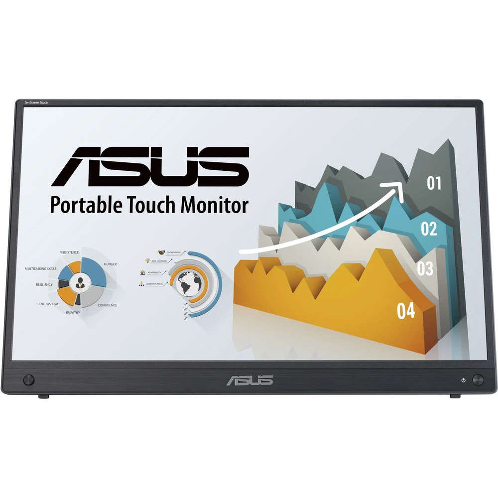 Монитор ASUS MB16AHT, 15.6", FHD, сенсорный, портативный — 5