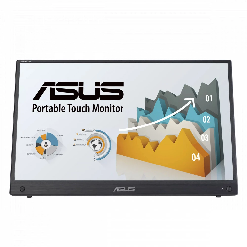 Монитор ASUS ZenScreen MB16AMTR, 15.6", FHD, сенсорный