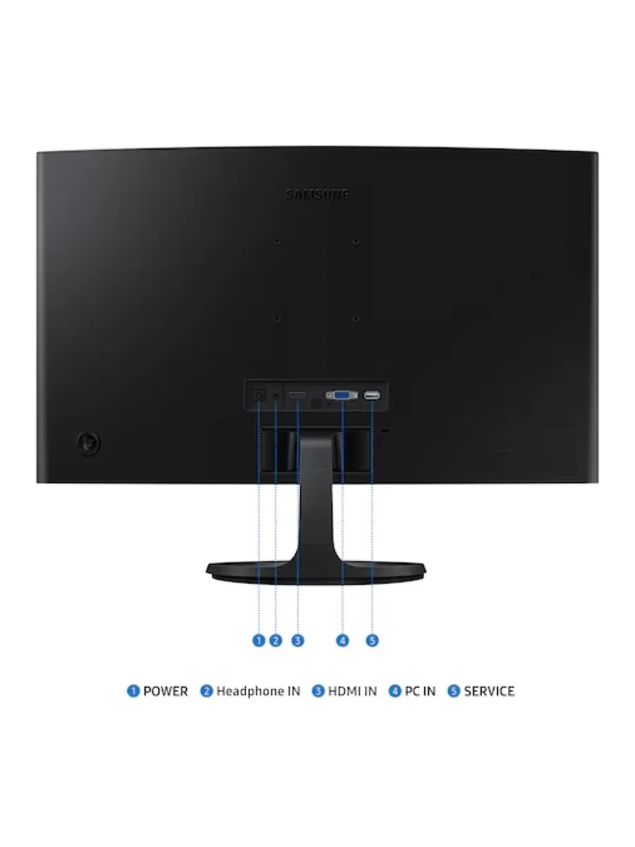 Монитор Samsung LS24D364GAIXCI, 24", 1920x1080, 60Гц — 2